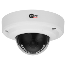 2.0MP Купольная антивандальная IP Камера с инфракрасной подсветкой RVA-DM350BC80M-CAP, встроенный микрофон