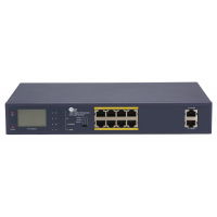 PoE-коммутатор RV-ZPL08AFm-2UP (8 портов + 2 UpLink), с LCD-дисплеем