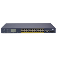 PoE-коммутатор RV-ZPL24ATp-2UP-2SFP (24 порта + 2 UpLink + 2 SFP), повышенной мощности, с LCD-дисплеем
